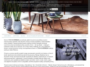 Piękna designerska ceramika bolesławiecka